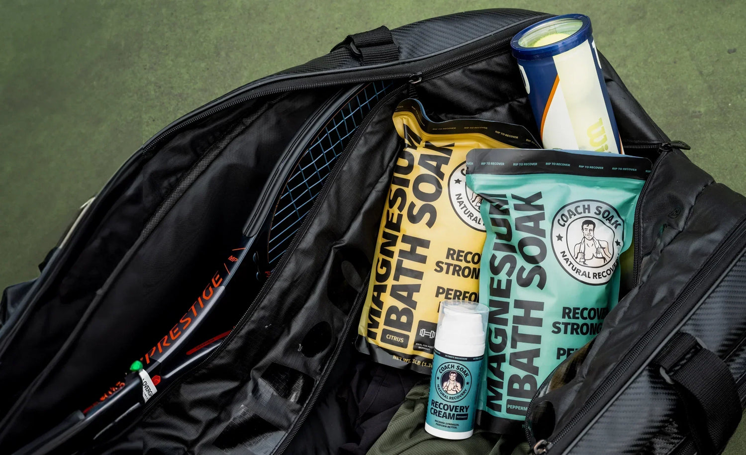 magnesium bath soak for leg cramps by Coach Soak