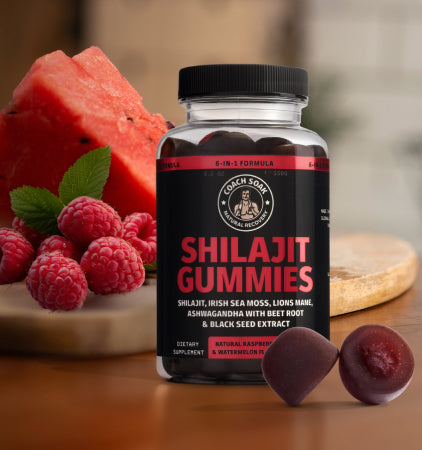 Unlock Your Energy Naturally: Coach Soak Shilajit Gummies 6-in-1 Benefits