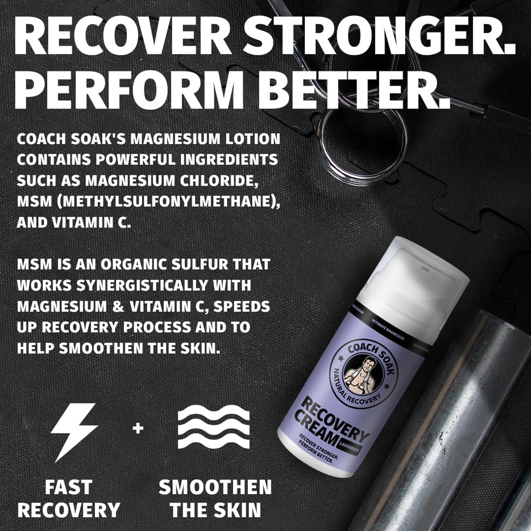 Coach Soak bundle delivers magnesium-rich soaks and scents to support faster post-workout recovery.