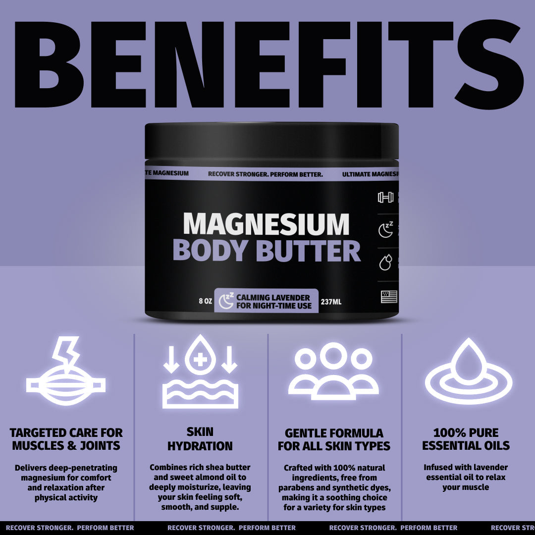 Coach Soak Nighttime Magnesium Body Butter for Relaxation