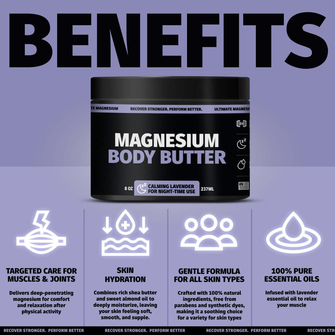 Coach Soak Nighttime Magnesium Body Butter for Relaxation