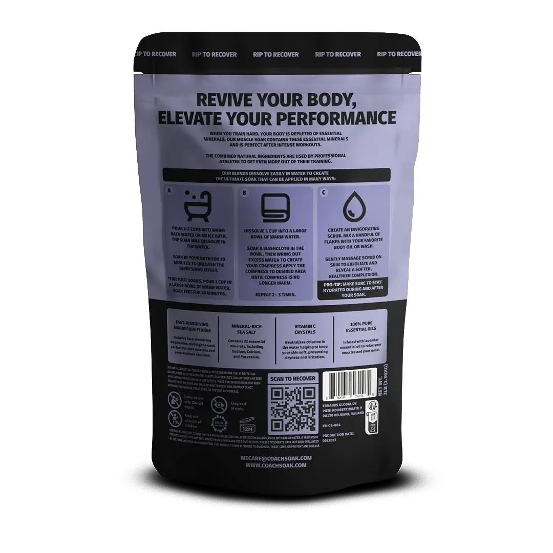 Magnesium Bath Soak - Lavender