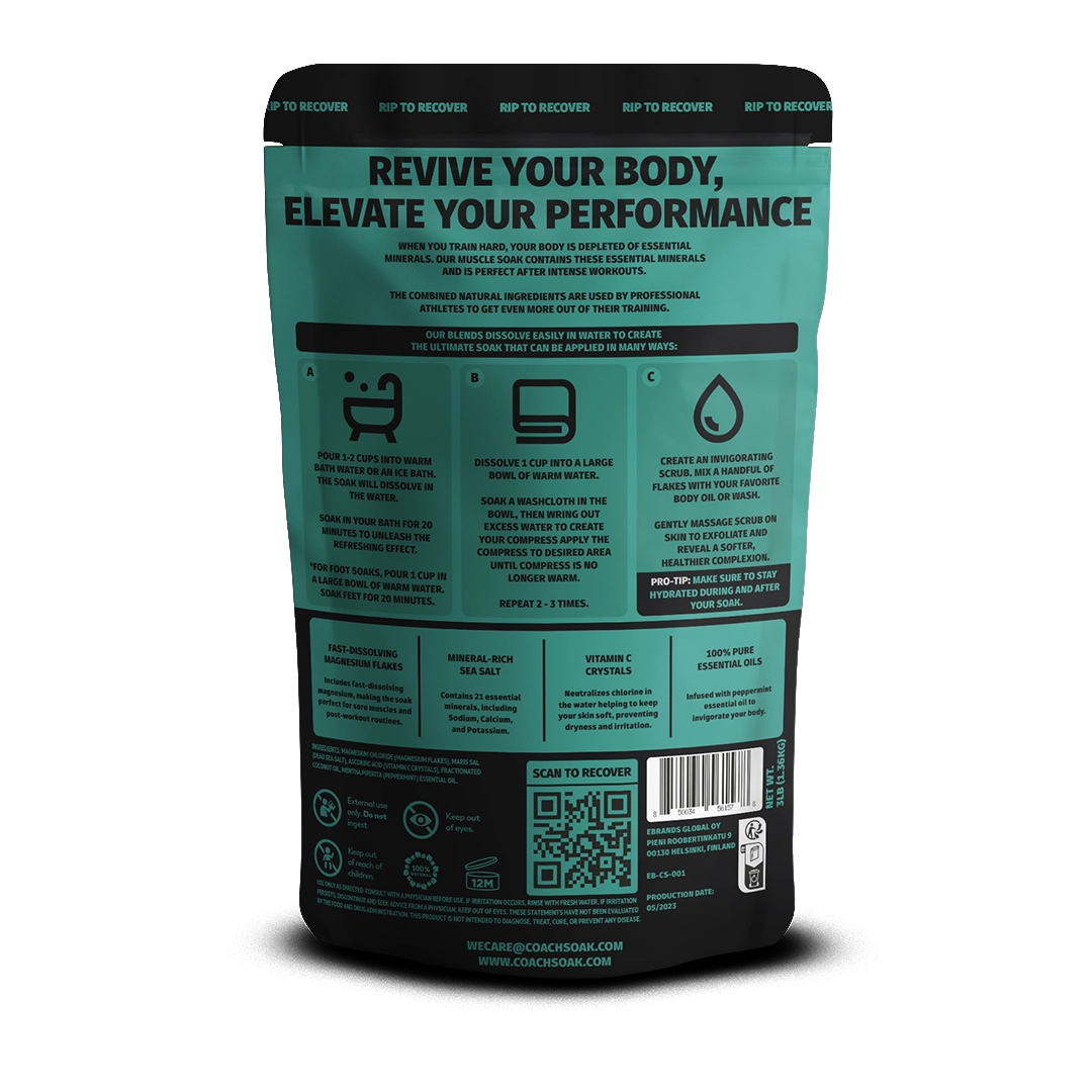 Magnesium Bath Soak - Peppermint