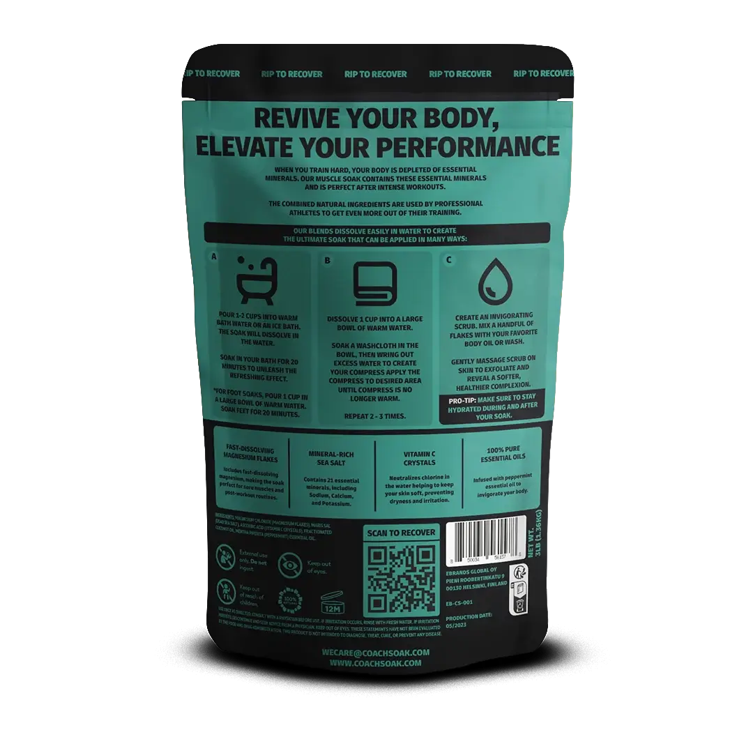 Magnesium Bath Soak - Peppermint