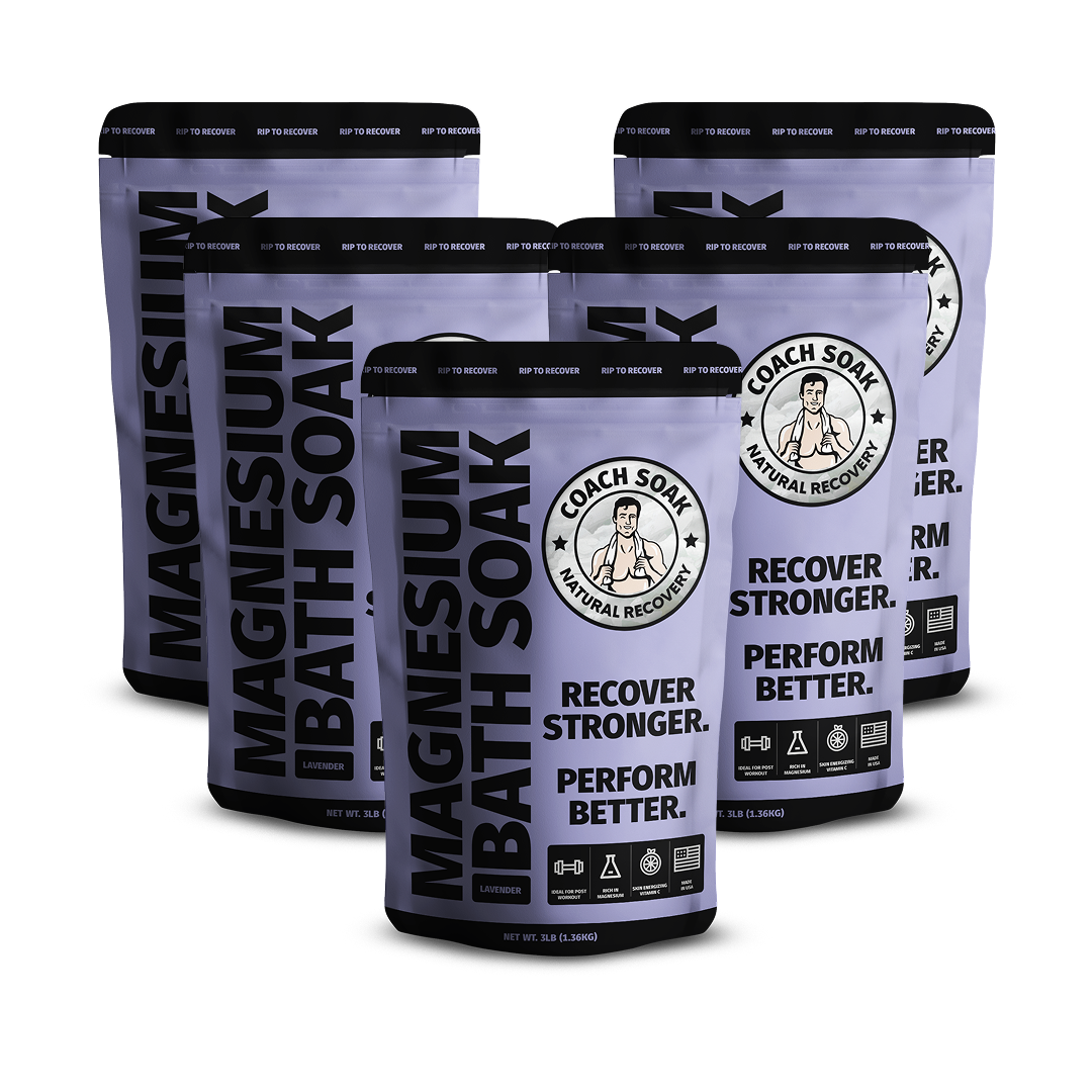Recover quicker with our Magnesium Bath Soak bundle