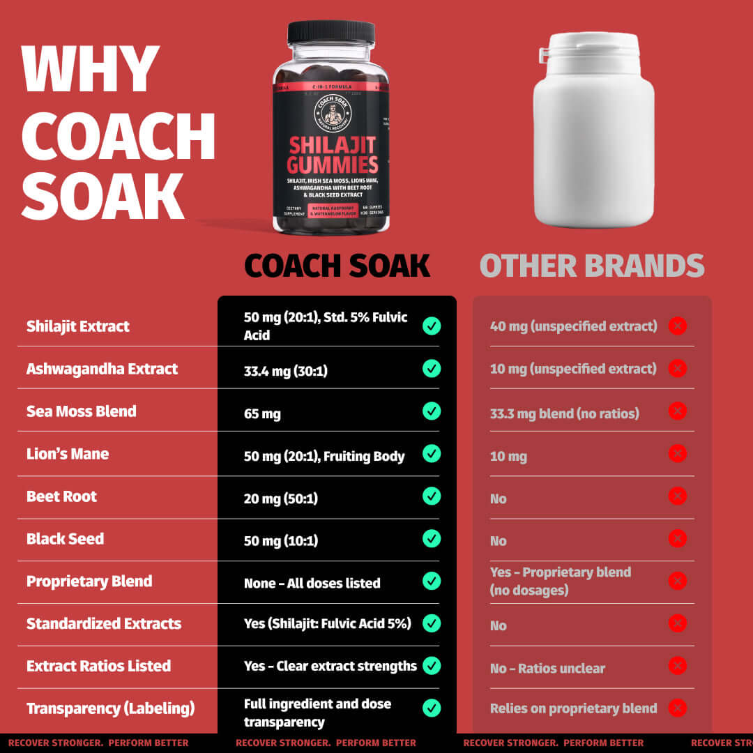 Shilajit Gummies 6-in-1 : Raspberry Watermelon Flavor