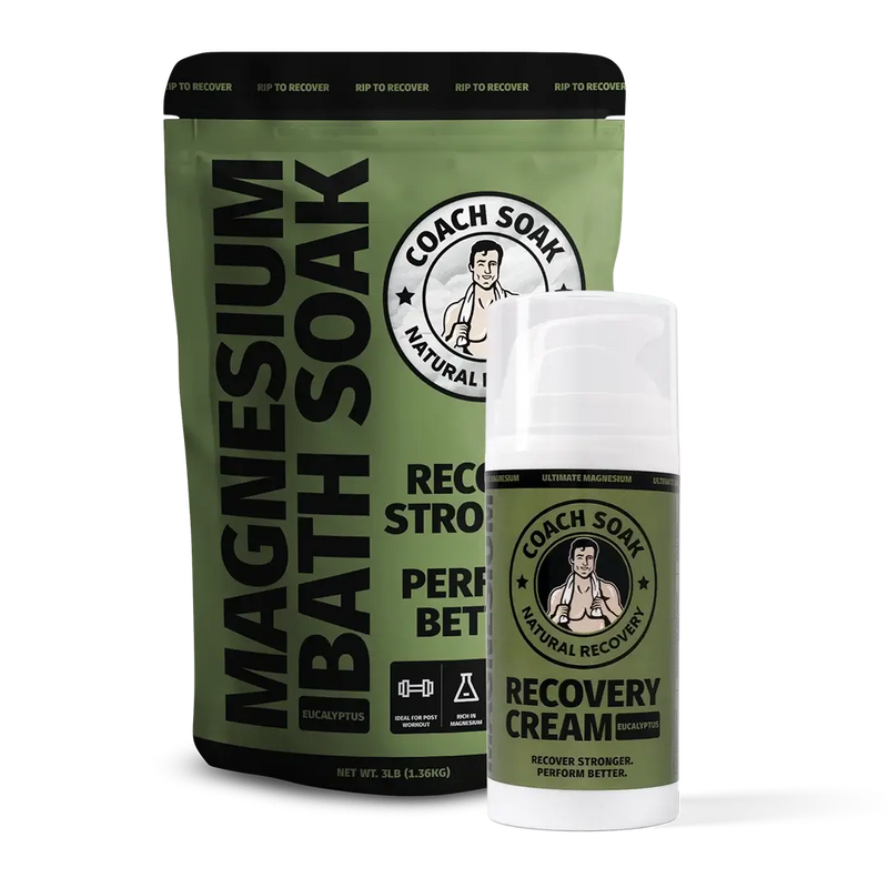 Magnesium Muscle Recovery Bundle - Lavender - view 3 - Coach Soak