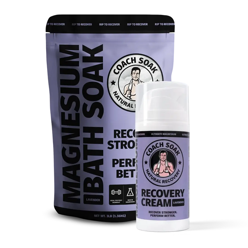 Magnesium Muscle Recovery Bundle - Lavender - Coach Soak