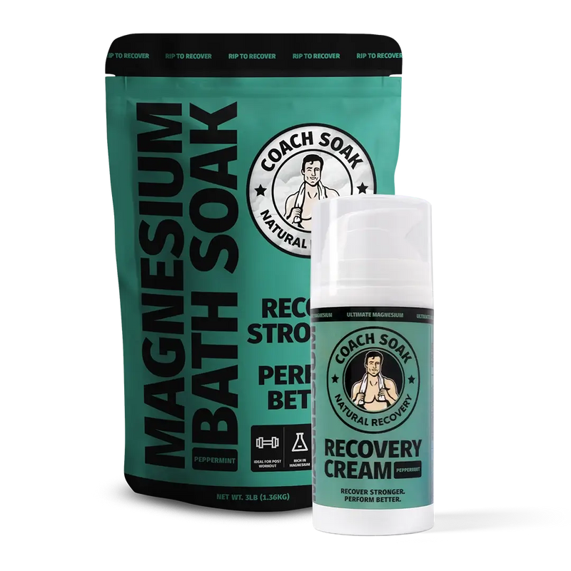 Magnesium Muscle Recovery Bundle - Peppermint - Coach Soak