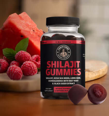 Unlock Your Energy Naturally: Coach Soak Shilajit Gummies 6-in-1 Benefits