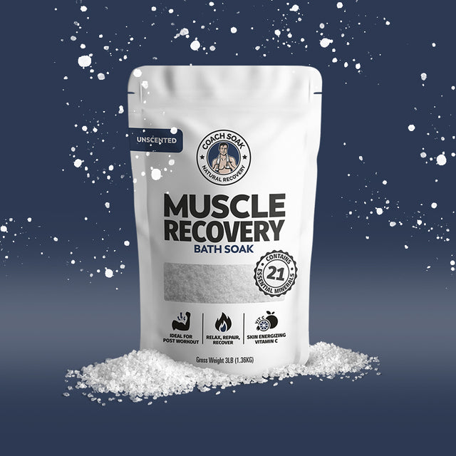 Unscented bath salt for muscle recovery 