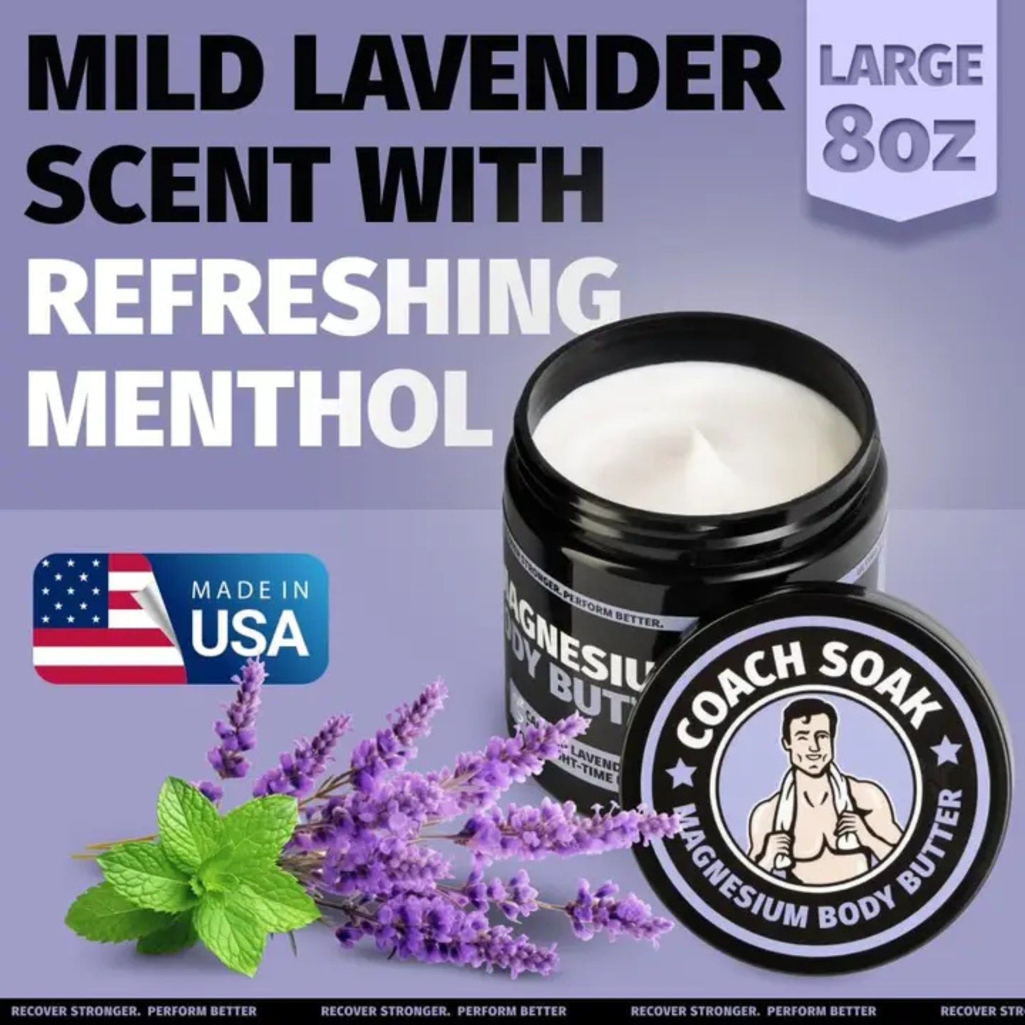 Magnesium Body Butter - Lavender | Hydrating Nighttime Body Care