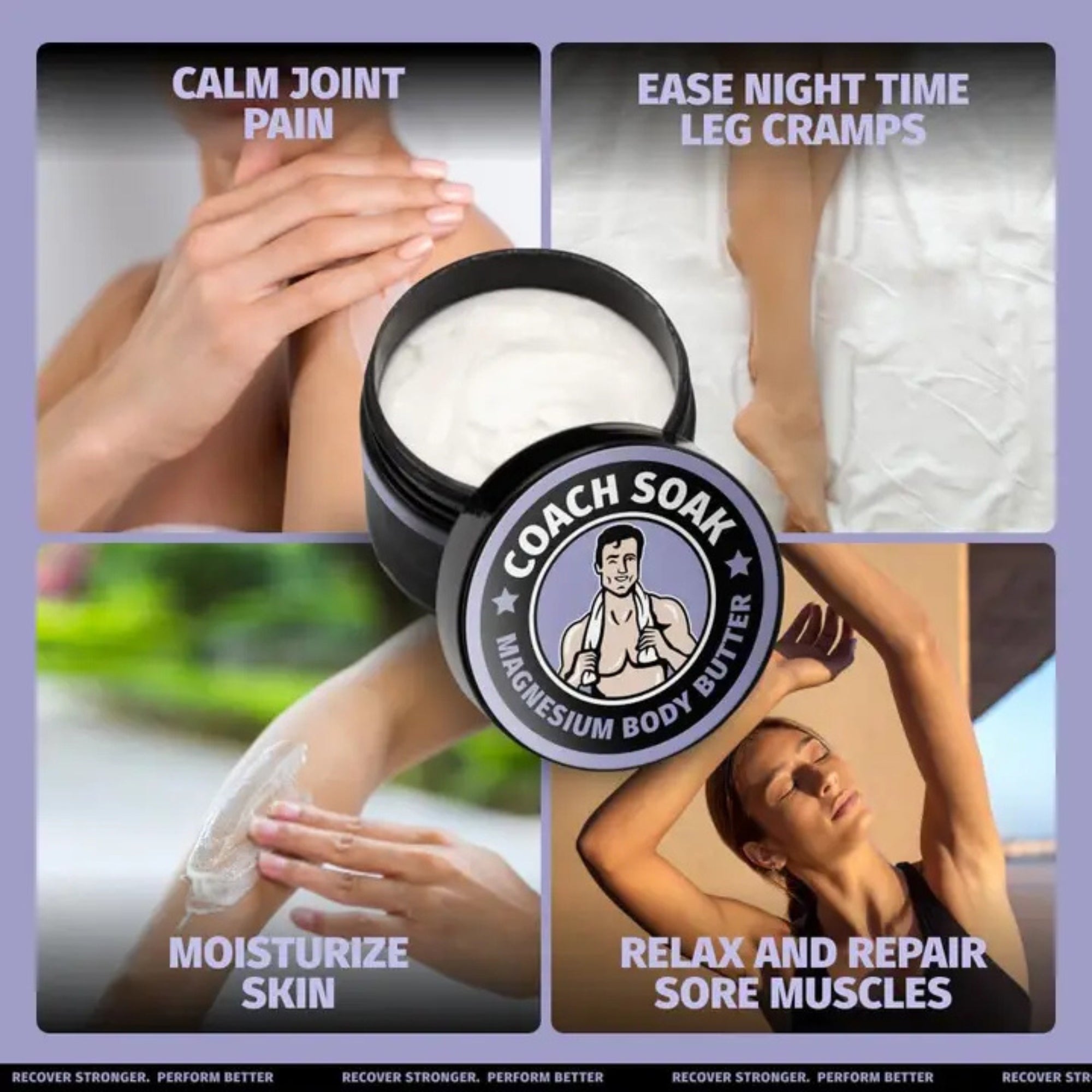 Magnesium Body Butter - Lavender | Hydrating Nighttime Body Care