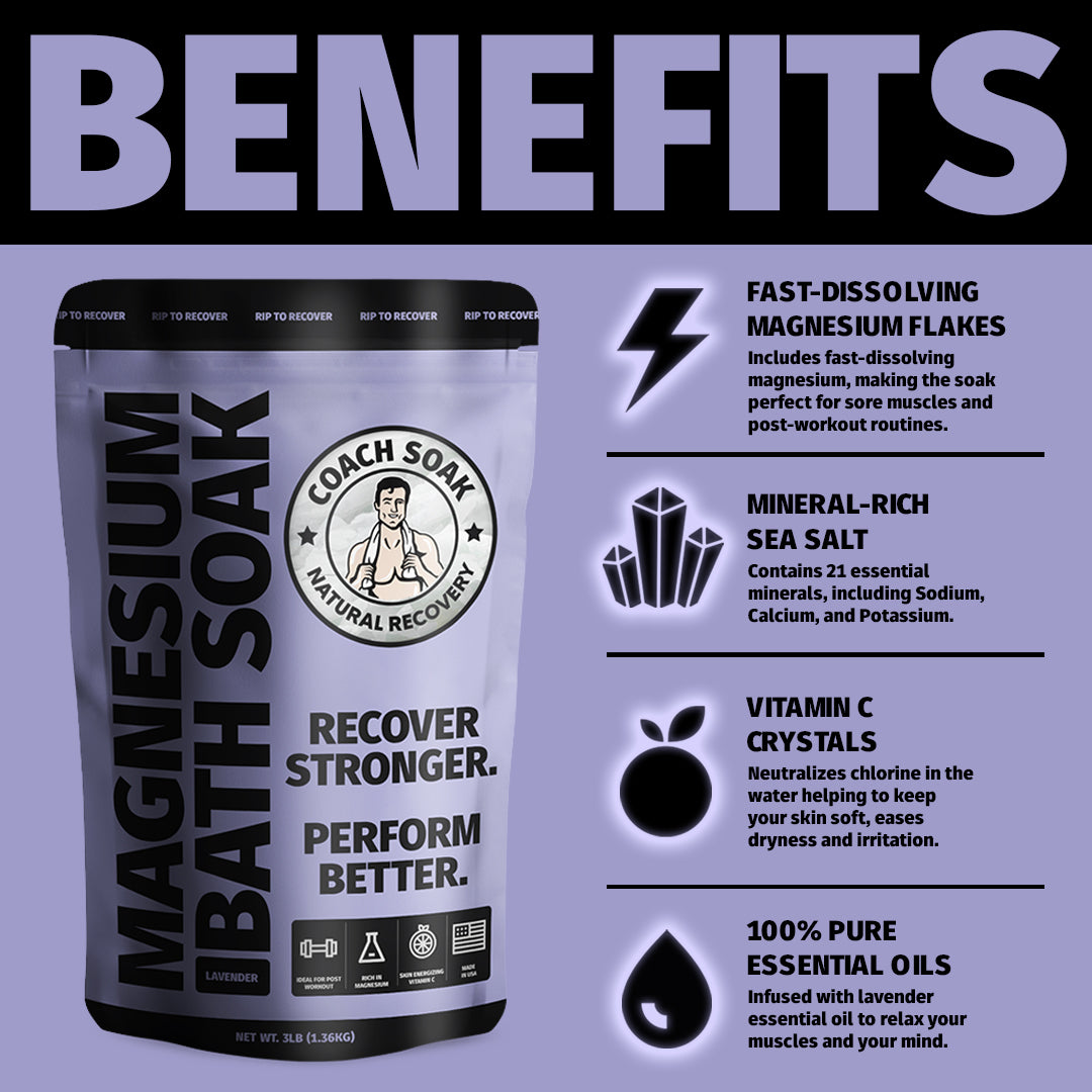 Magnesium Bath Soak - Lavender