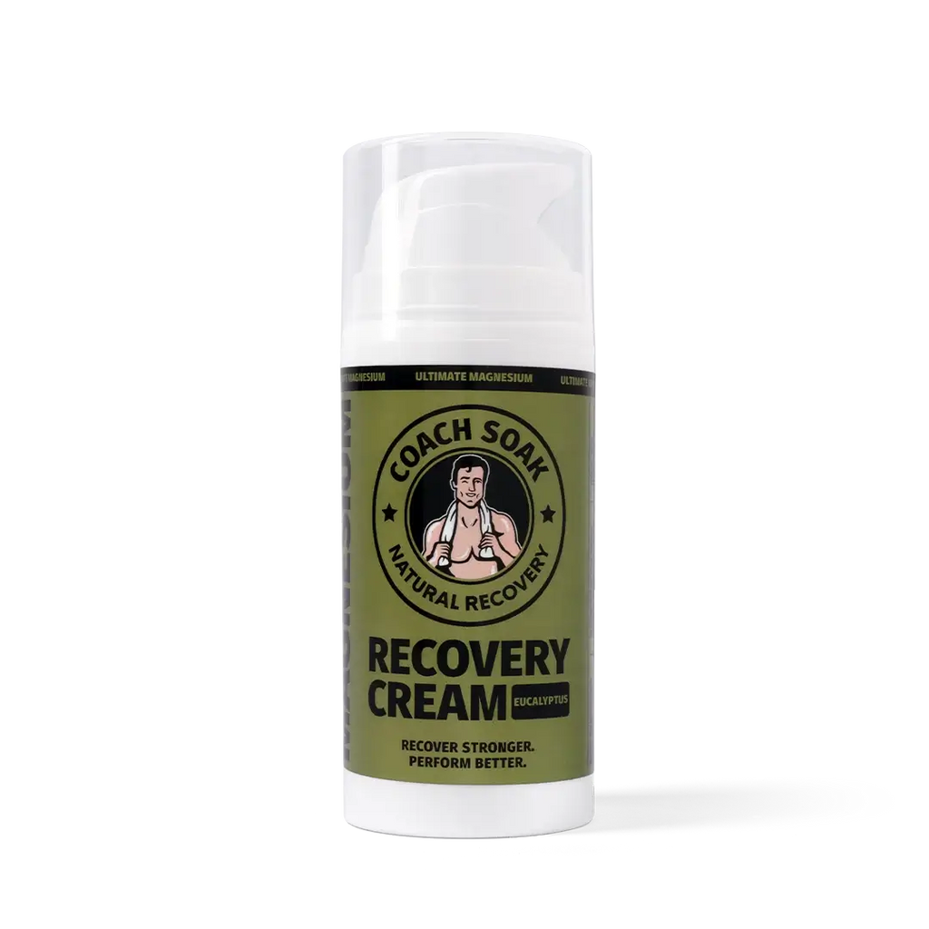 Eucalyptus Magnesium Recovery Cream for Muscle Relief | Coach Soak