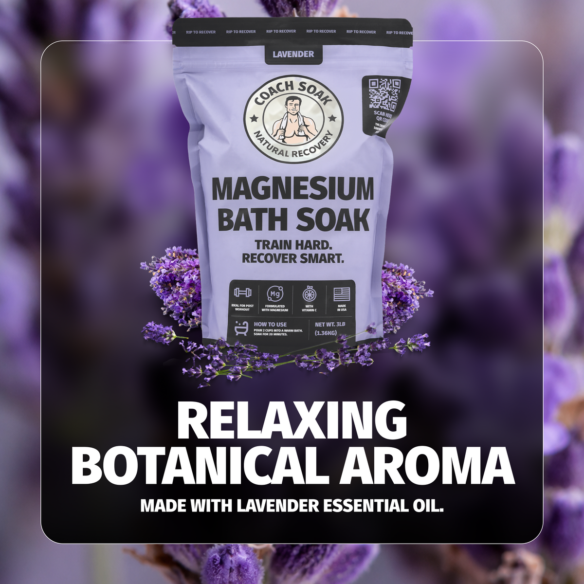 Magnesium Bath Soak - Lavender - view 7 - Coach Soak